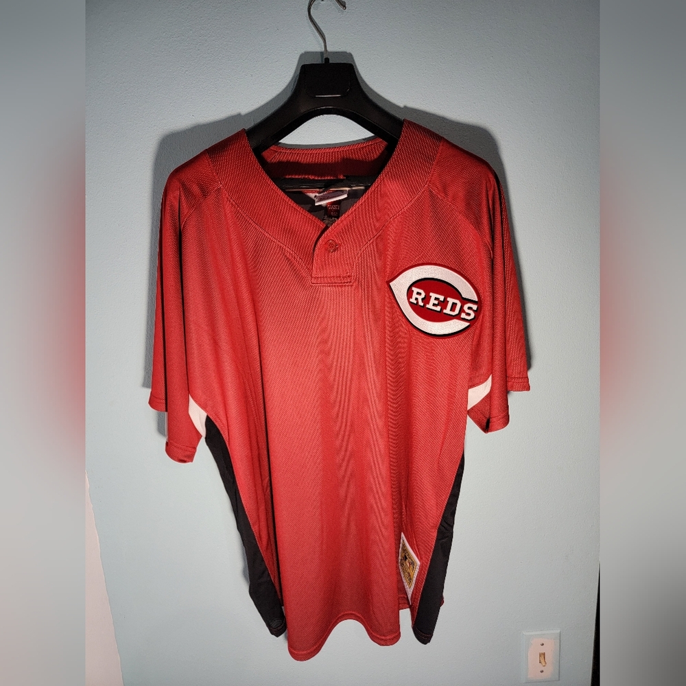 Mitchell & Ness Cincinnati Reds Ken Griffey Baseball Jersey MLB Sz XXL MSRP $130
